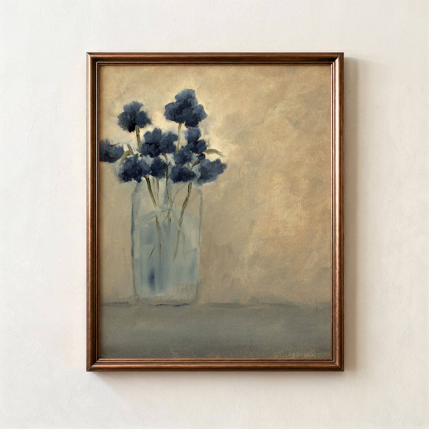 "Navy Botanicals" Print